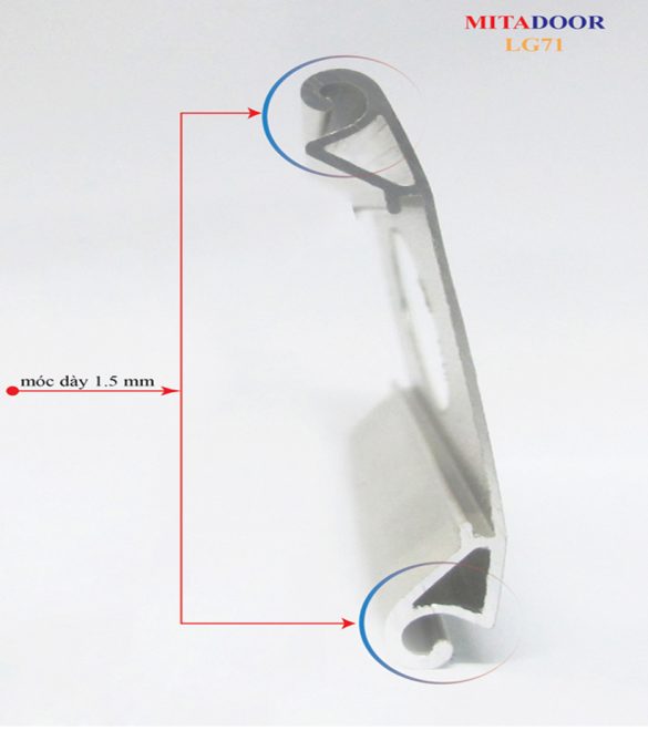 Cửa cuốn Nhôm Mitadoor Siêu thoáng LG71