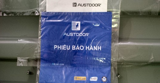 Cách nhận biết cửa cuốn Austdoor chính hãng