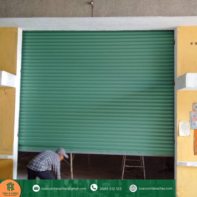 Cách lắp đặt cửa cuốn tole Đài Loan