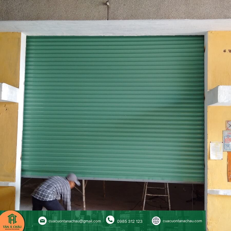 Cách lắp đặt cửa cuốn tole Đài Loan