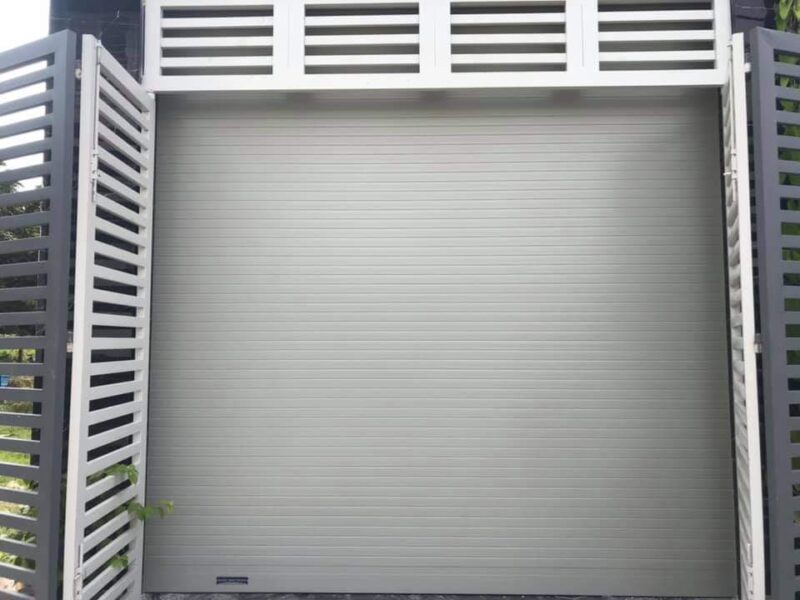 Cách lắp đặt cửa cuốn khe thoáng