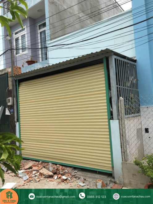 Cửa cuốn lắp bên trong