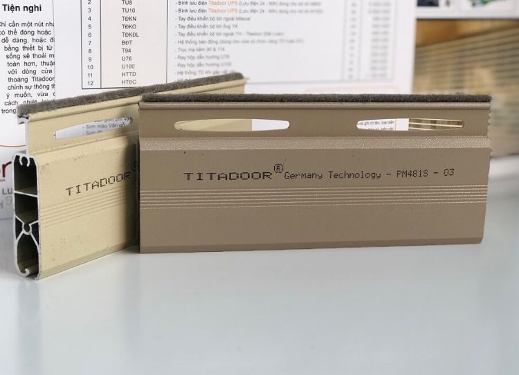 cửa cuốn nhôm titadoor thế hệ mới PM-481S