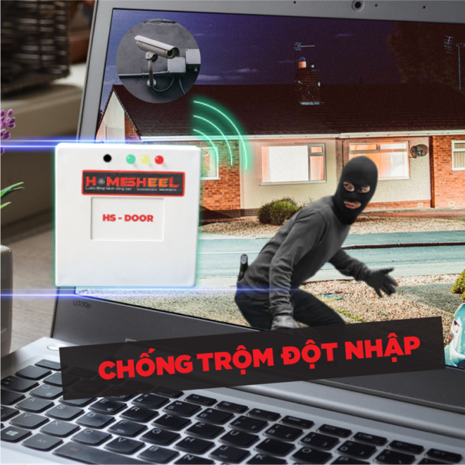Điều khiển cửa cuốn bằng smartphone Homesheel door