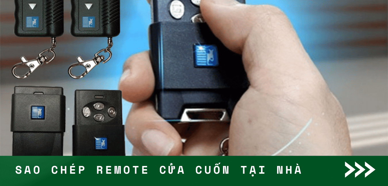 Sao chép remote cửa cuốn